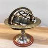 Handgefertigte Messing-Armillarsphäre Globus Schreibtischdekoration Astronomie Wissenschaftlich