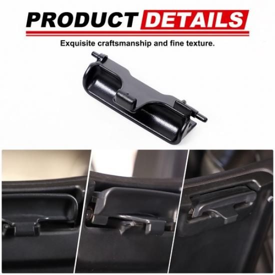 Black Center Console Door Latch Armrest Cover Trim For Acura RDX 2013-2018