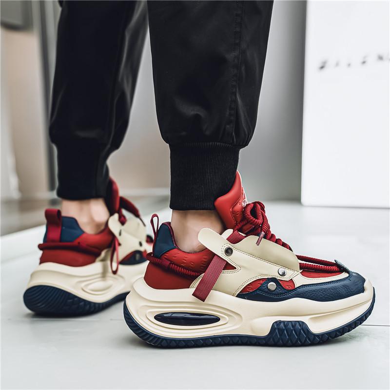 Men's Shoes Spring and Autumn Sports Men's Casual Shoes Four Seasons Leisure Sports Leather Shoes for Men 39-44