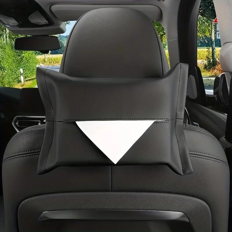 Car Tissue Box, Sunshade Seat Backrest Suspension Tissue Box, Tissue Storage Box, Car Storage And Organization