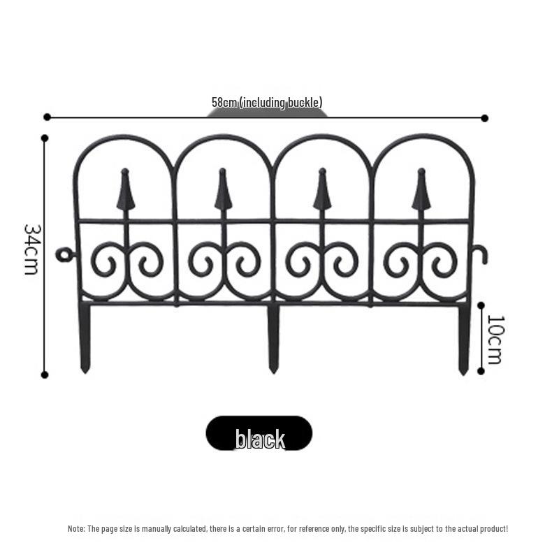 

Потовщена пластикова імітація цегли Садовий паркан для подвір я та овочевих садів Fence