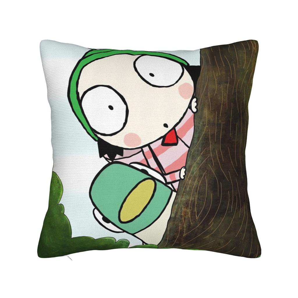 Sarahs And Duck Pillow Case Soft Pillow Cover For Chair Sofa Home Decor Cute Funny Pillowcases