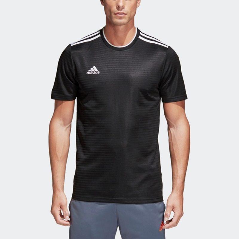 adidas Soccer Jerseys Men's Black Moderate Straight Fit CF0679