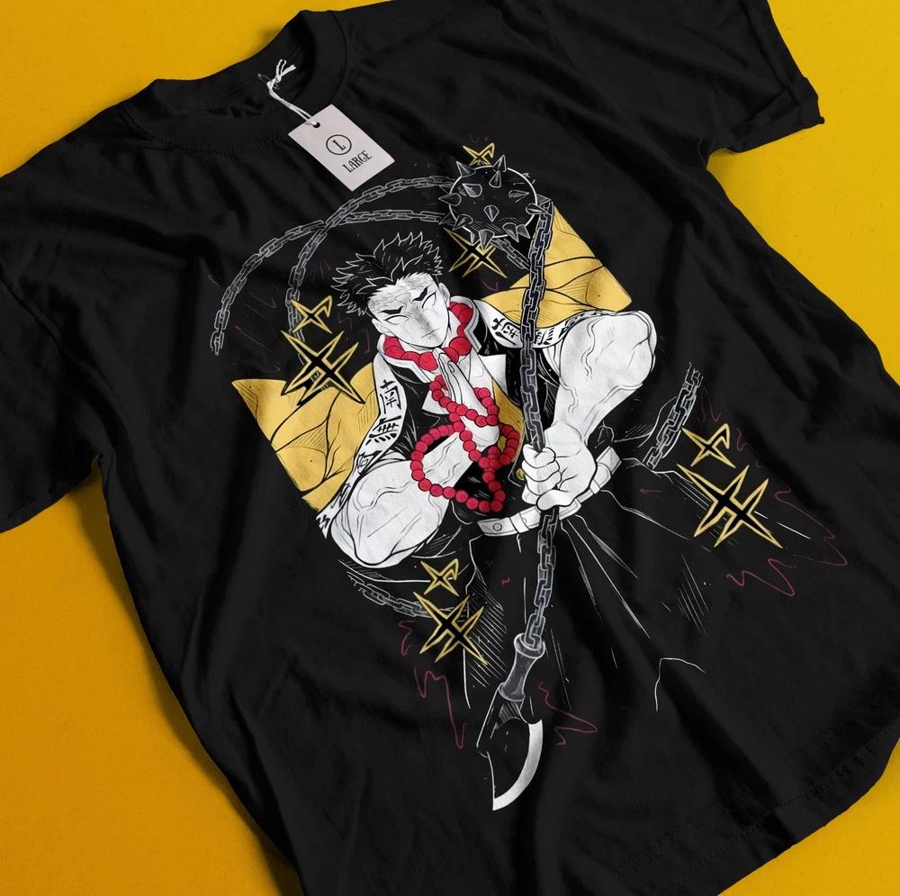 Gyomei Himejima Tee Anime TShirt Graphic Tee Unisex Jersey Shirt Demon 4 S
