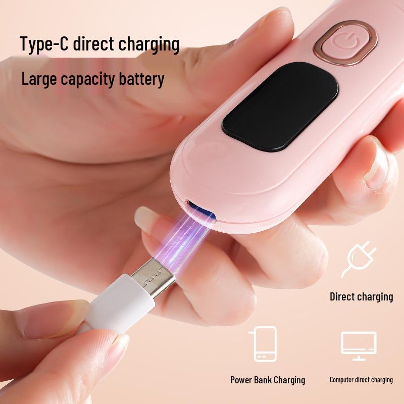 Electric Dual-Temperature Eyelash Curler with Digital Display - Long-Lasting Heat and Curling for Women