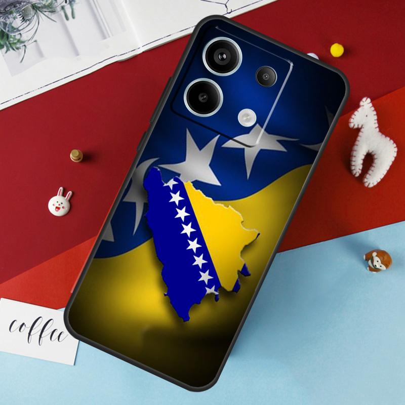 Bosnien Flagge Hülle Für Xiaomi Redmi Note 14 Pro 13 12 11 10 15 Pro Plus Redmi 14C 15C 10C 12C 13C 15 Abdeckung