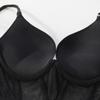 French U-shaped Invisible Beauty Back Bra with Small Breasts and Large Gathering Bras Hanging Around the Neck, Smooth and Seamless Sexy Underwear