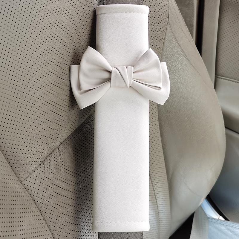 1/2pcs Flower Shoulder Pad Car Seat Belt Small Interior Decoration Protection Cartoon Creative Insurance Cover Car Accessories
