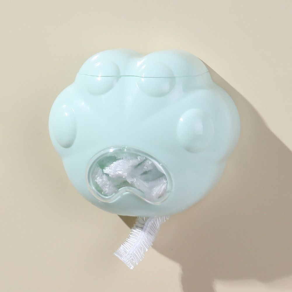 Wandmontierte Wickelorganisations-Cartoon-Staubdichte Box Katzenkrallenform Frischhaltefolien-Aufbewahrungsbox Zuhause