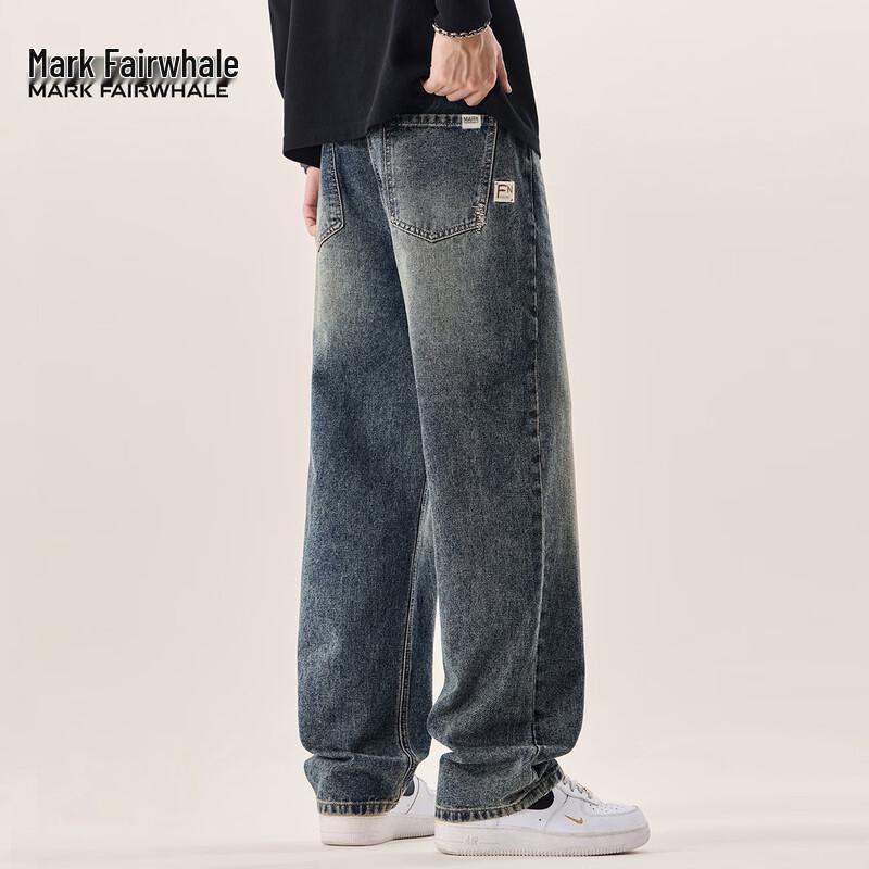 

Мужские джинсы Mark Fairwhale, выстиранные, свободного кроя, прямые L
