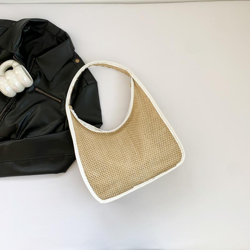 Trendy Casual Tote Bag For Women 2024 Spring Collection In Black White Khaki