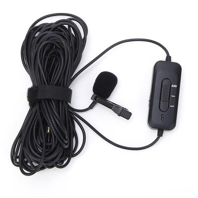 MAMEN KM D2 Omnidirektionales Ansteckmikrofon Professionelles Aufnahmemikrofon für Telefon-DSLR