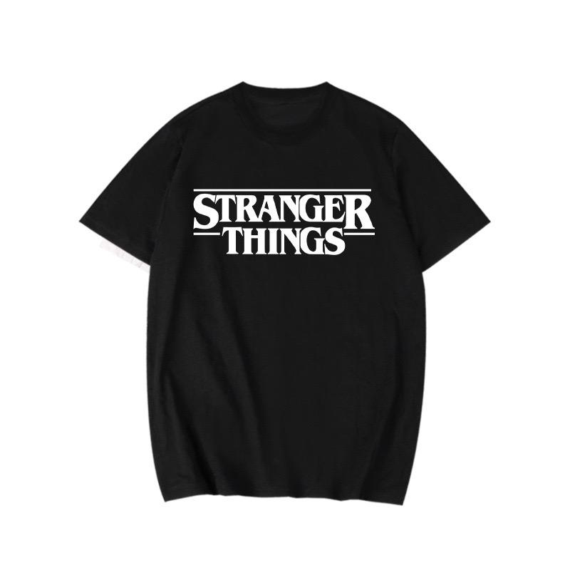 חולצת טריקו Stranger Things, עיצוב קלאסי של אופניים ודמוגורגון, מושלמת למעריצי הסדרה, נוחה