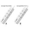 Flat Plugs Surge Protectors Power Strips 9Outlets 3USB/2 USB C Port Wall Mountable Design For Home Office Dorm Essential