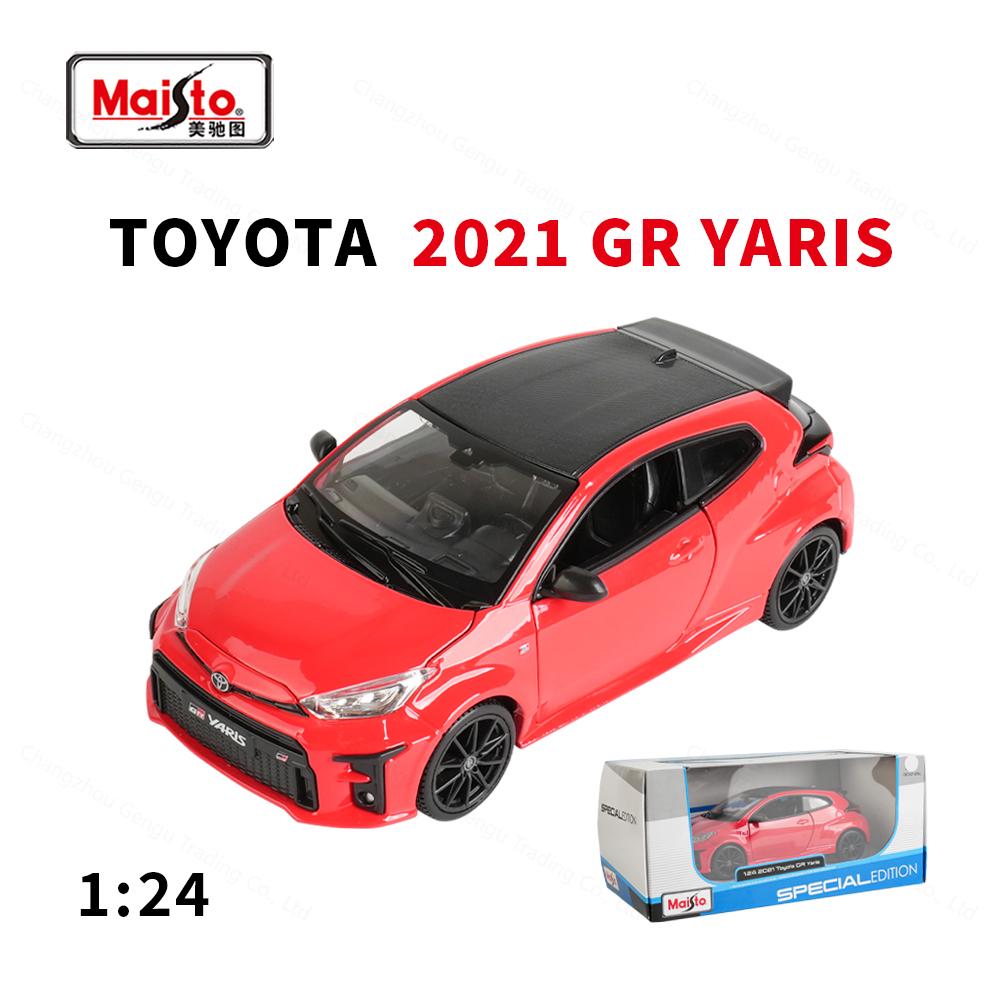 Maisto 1:24 Toyota GR yaris Static Die Cast Vehicles Collectible Model Car Toys