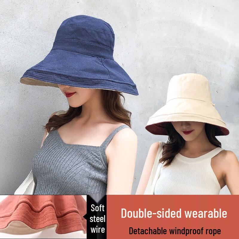 Tri-polar Foldable Bucket Sun Hat