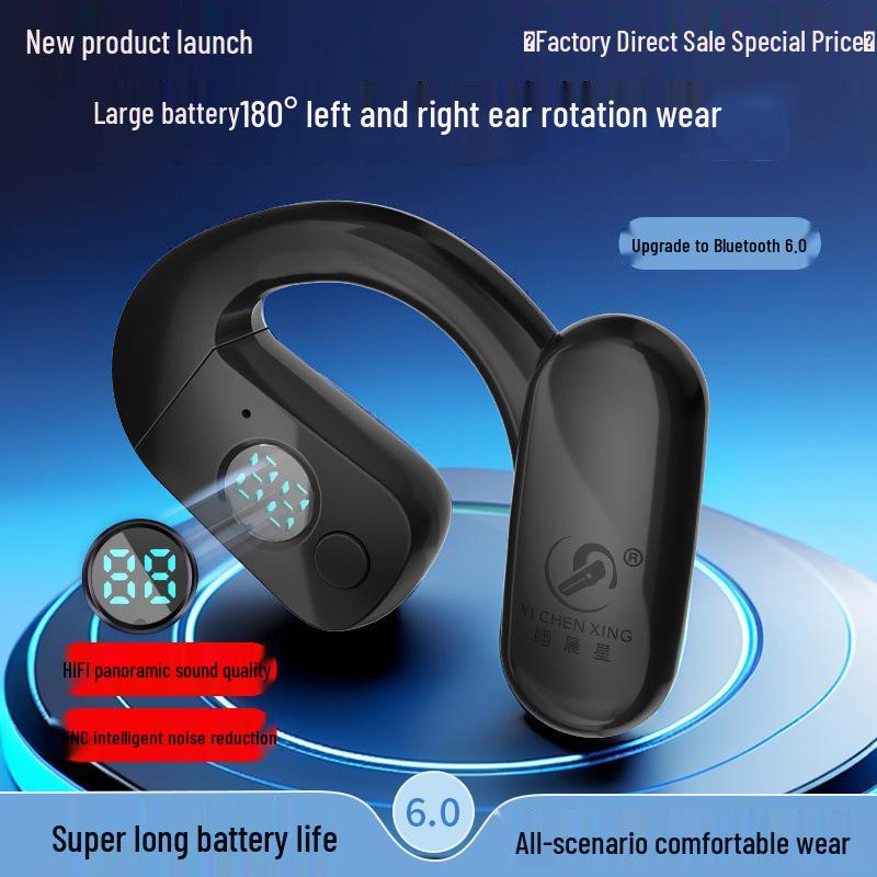 Wireless Sports Over-Ear Bluetooth Headset for Apple, OPPO, Huawei, Xiaomi, Vivo