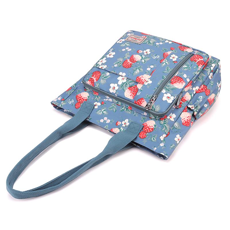 Women's Lightweight Tote Bag Nylon Printed Shoulder Bag Mother Bag