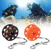 Scubas Diving Spool Finger Reel Plastic Spool Finger Reel with Double Ended Hook Cave Diving Equipment Enduring