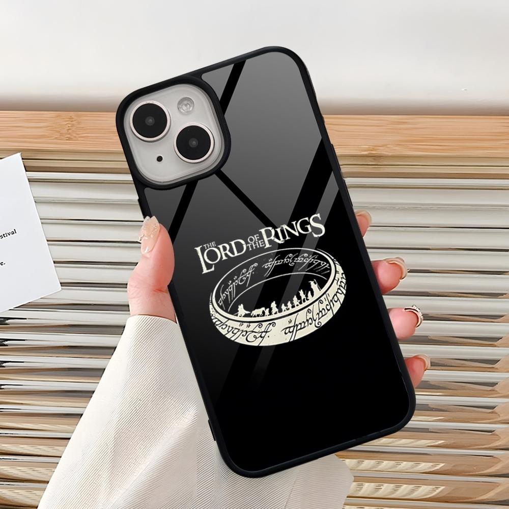 The L-Lord Of The R-Rings Phone Case For Iphone 16 Pro 15 Pro Max 14 12 11 13 Mini 8 7 Plus X Xs XR PC+TPU Design Cover