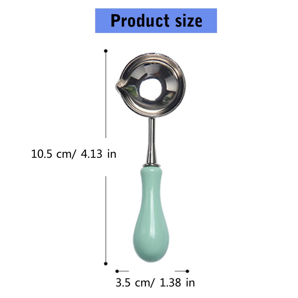 10 Pcs/Set Wax Seal Spoon Wax Sealing Melting Spoon Craft Supplies for Wax Seal Stamp Envelope Invitations Scrapbooking