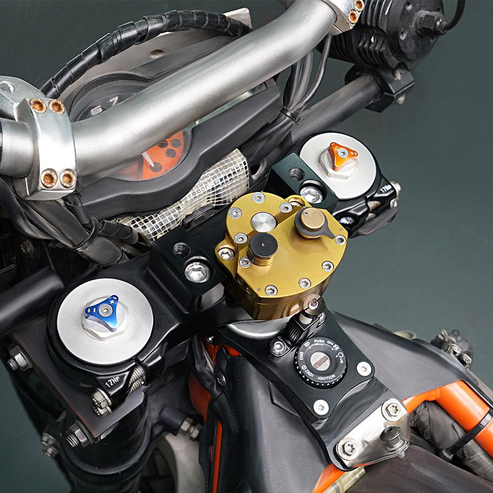 NICECNC For KTM 690 Enduro Enduro R 2012-2018 Motorcycle Steering Damper Mounting Kit Bracket