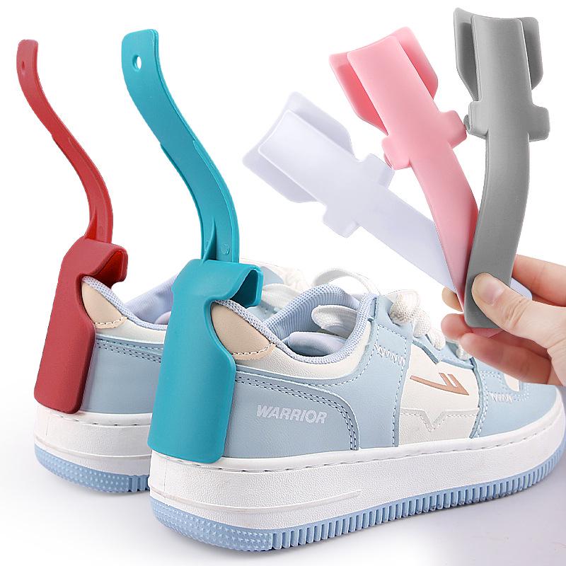 Easy Shoe Lifter for Kids & Seniors - No Bend Shoehorn, One-Step Shoe Assist.