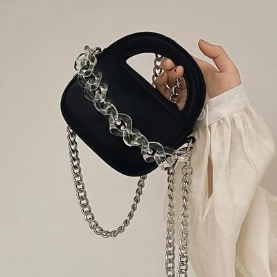 Women Bag Chains Hasp Shoulder Bags Handbags Crossbody Solid Girls Bag All-match