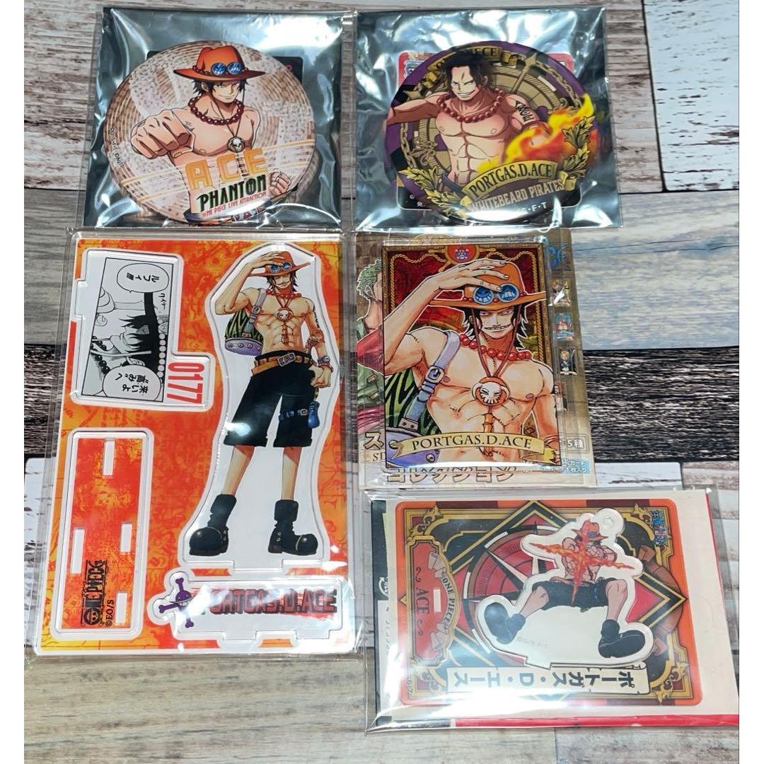 Used ONE PIECE Ace Axta Can Badge Bulk Sale