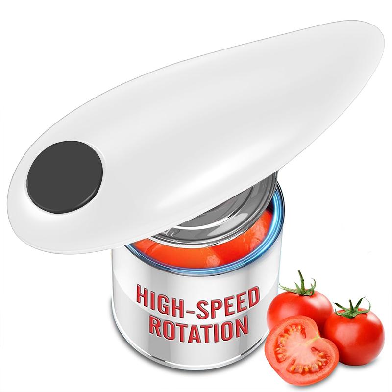 Electric Can Opener, One-Touch Automatic Can Opener, Handheld Opener And Smooth Edge Kitchen Gadget Can Openers