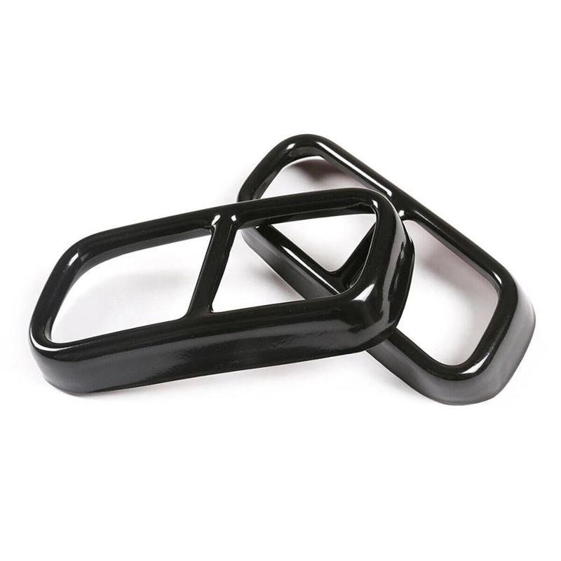 Car Tail Muffler Exhaust Pipe Output Cover Decor Trim For BMW F01 7 Series 730I 740I 750I 760I 2009-2014 Parts Accessories