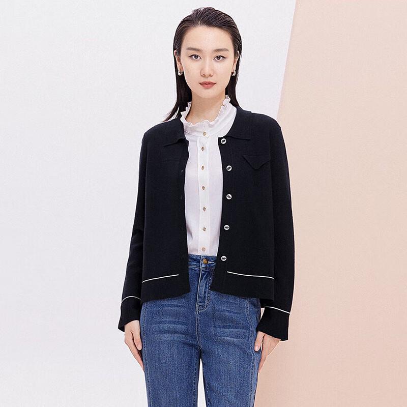 

JESSIE Женский вязаный кардиган с лацканами M