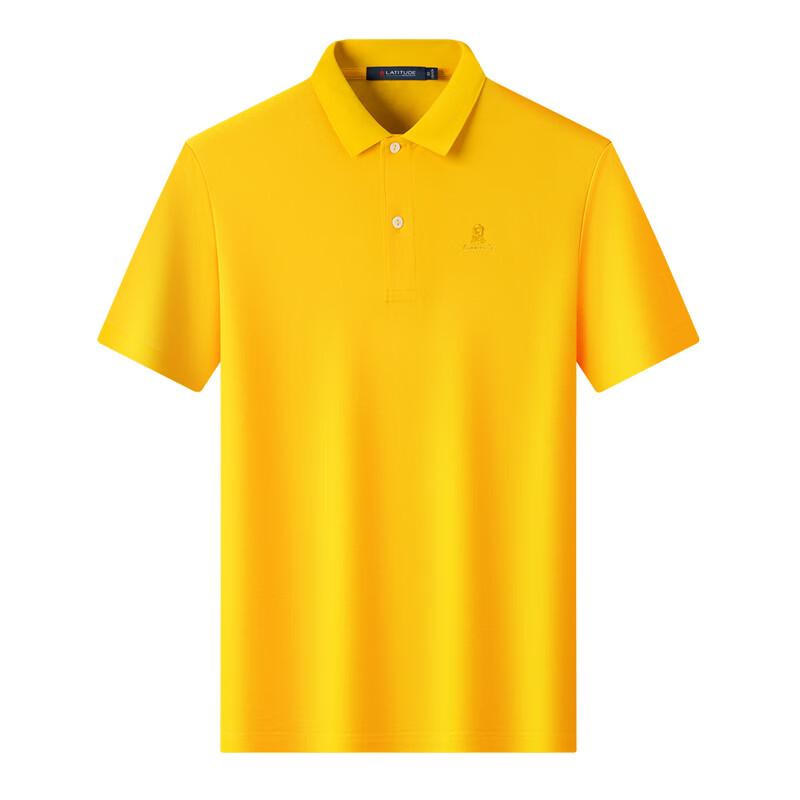 MONTAGUT Men's Premium Cotton Stretch Ice-Cool Breathable Polo Shirt