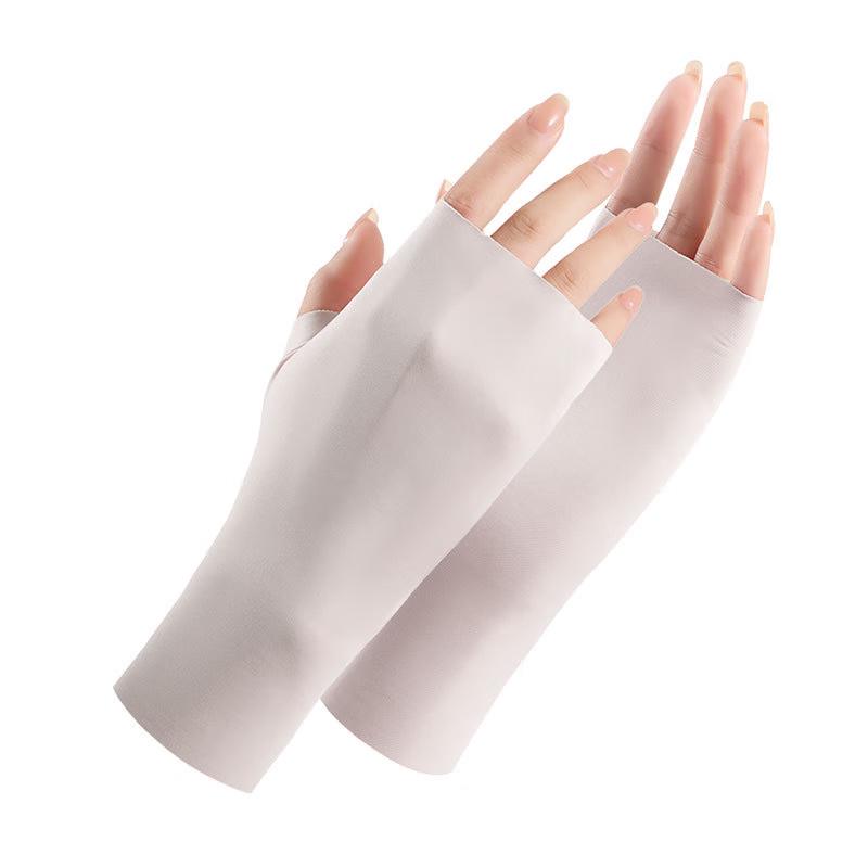 Women s UV Protection Half-Finger Summer Gloves