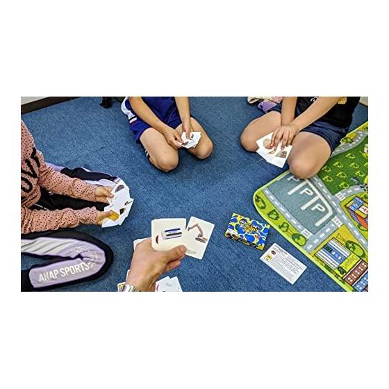 Card Game "Ready, Set, Eigo! Card Game" English Card Game A Fun Game To Learn English (128 Cards Included) (LEVEL 1 (original Game))
