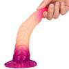 Mysterious Snake New Super Simulation Makeup Phallus Shaped Anal Plug Gradient Color Fake Penis Female Masturbator