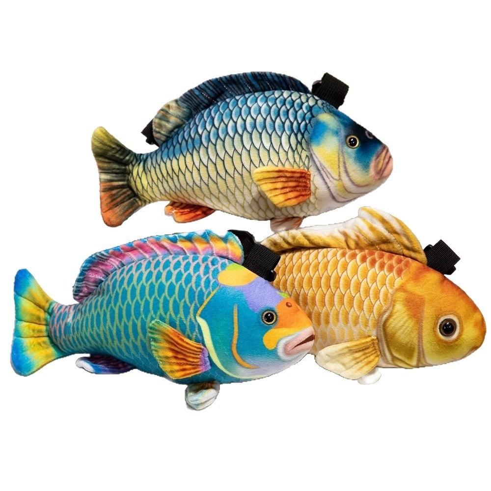 Ocean Animal Simulation Fish Plush Toy Bag Cartoon Fish Plush Crossbody Bag  Kids Toy