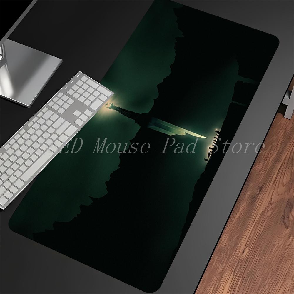 Middle Earth Mouse Pad LLords of Rings Computer Desk Mat Gamer Keyboard Mat Stitched Edge Mousepad Cabinet Pc Table Mouse Mats