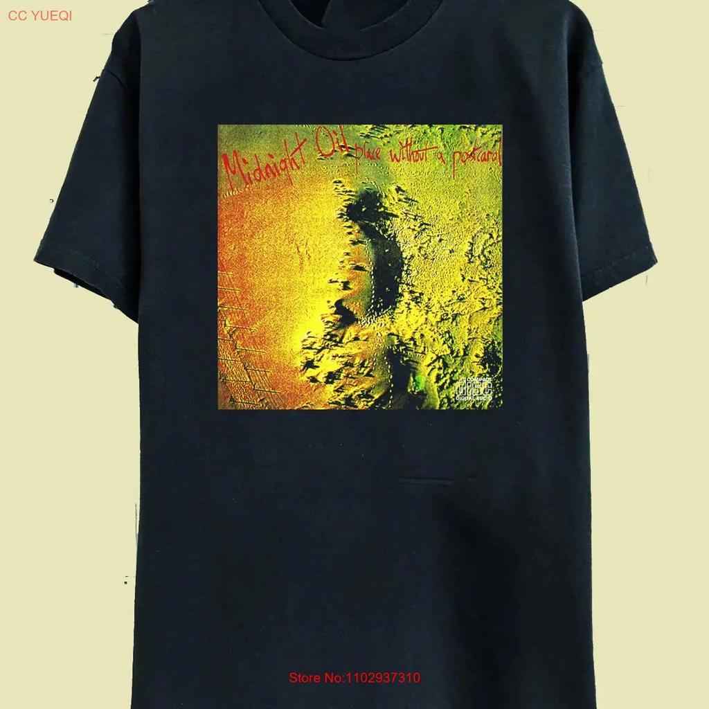 Midnight Oil Place Without A Postcard T-Shirt Volle Größe S 5XL Vintage Lässig Stilvoll Atmungsaktiv Streetwear Weich Mode