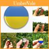 Unisex Metal Pin Badge With Ukraine Flag Design