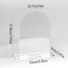 5 Set DIY Acrylic Blank Wedding Table Sign with Holder Event Party Signs Supplies for Christmas Birthday Party