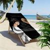 Death Note Print Beach Towel, Large Soft Quick Dry Towel for Beach Camping Swimming