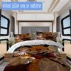 Horror Rabbit Pattern Bedding,Quilt Set Quilt Cover Pillowcase Home Birthday Gift (1*duvet Cover+2*pillowcase,without core)ZSJT0917286