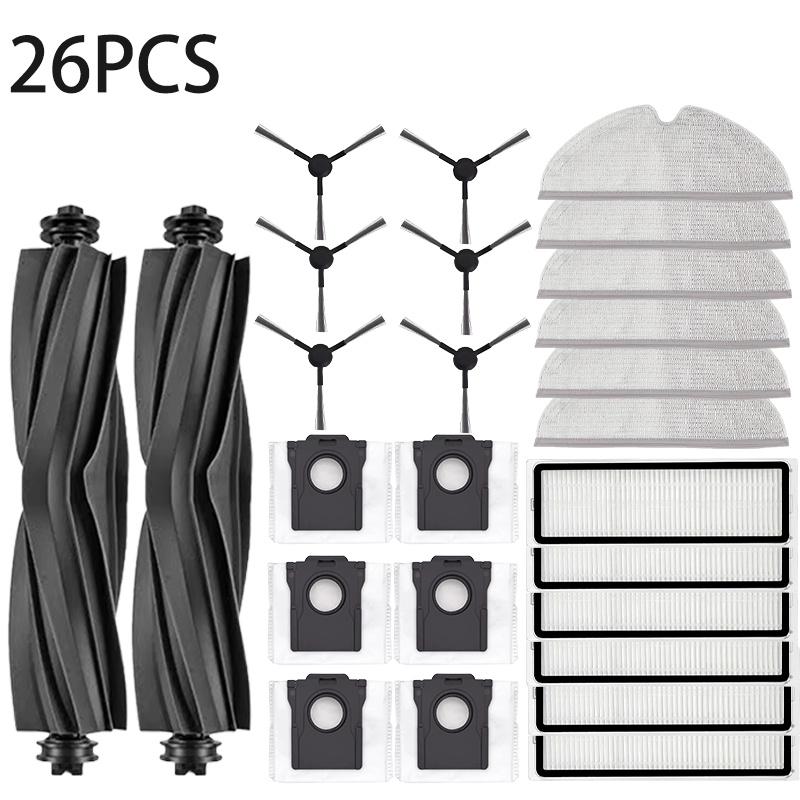 Compatible For Dreame Mova S10 Plus / Trouver S10 Plus / Spare Parts Main Side Brush Filter Mop Cloth Dust Bag Accessories