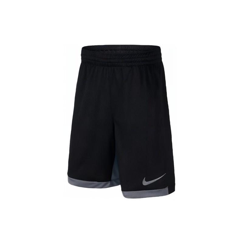 (GS) Nike Training Breathable Logo Sports Shorts Boy Black Kids 939655-010 XL