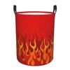 Fire Design Dirty Laundry Baskets Foldable Large Waterproof Clothes Sundries Basket For Home Kids