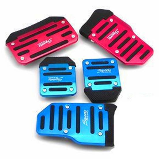 3Pcs Non-slip Car Foot Pedals Accelerator Brake Vehicle Auto Footrests Set