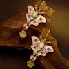 Elegante Emaille-Schmetterlingsohrringe im Vintage-Handarbeits-Stil, geeignet für den täglichen Gebrauch von Frauen oder als Party-Accessoires