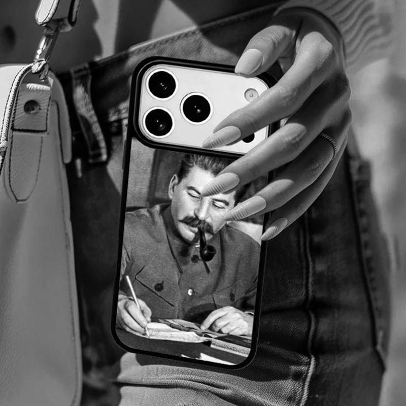 Soviet Union Leader Stalin Phone Case For iPhone 17 Air 14 15 13 12 Max Cover For Apple 16e 11 Pro Max Plus Coque