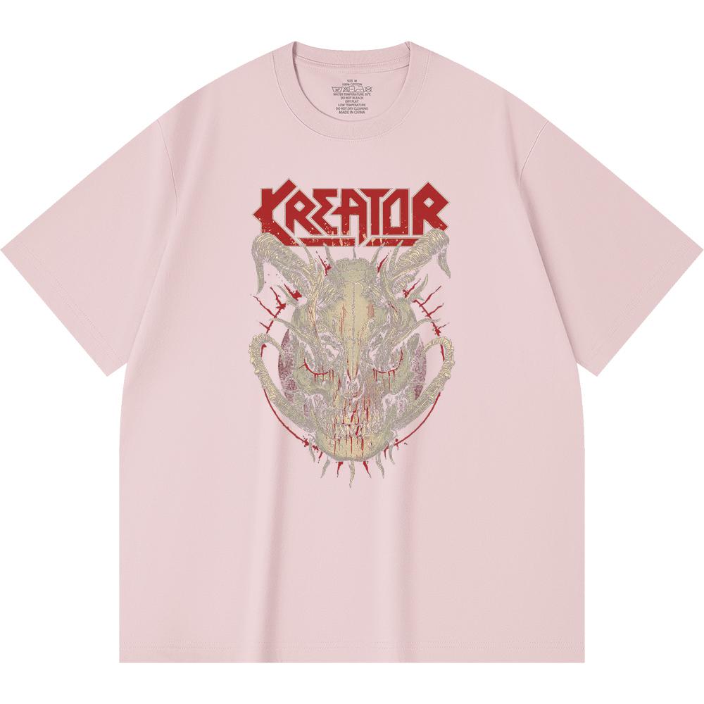 230 Gsm 100% Cotton Heavy Metal T-Shirt  Rock Band Popular Music Print Unisex Heavy Cotton T Shirt